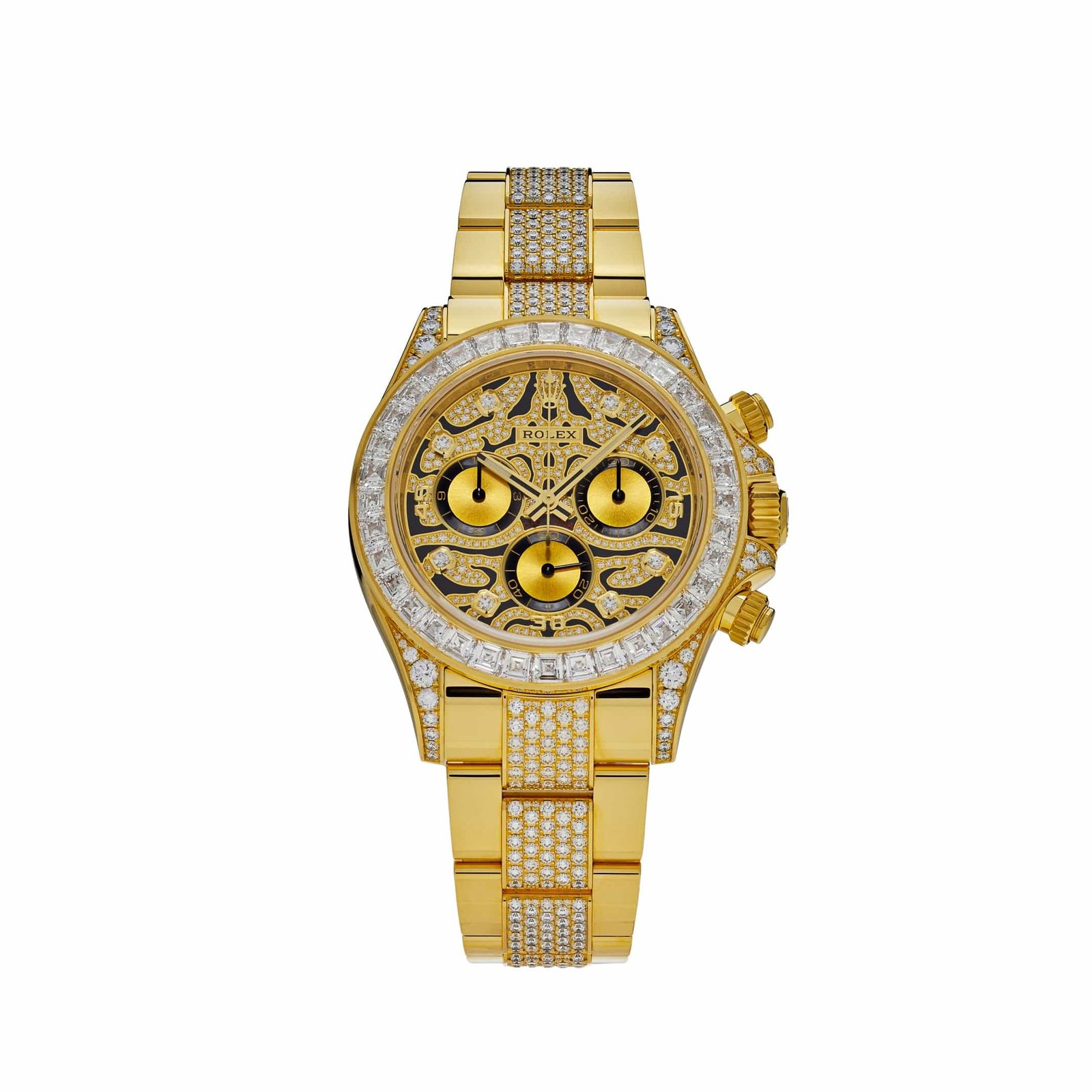 rolex-daytona-eye-of-the-tiger-116598tbr-yellow-gold-diamond-accents-2022-rolex-40268088377588 Rolex Daytona ‘Eye of the Tiger’ 116598TBR Yellow Gold Diamond Accents - Image 1