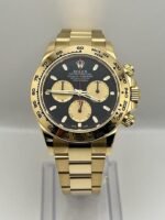 Rolex Daytona 116508 ‘Paul Newman’ Yellow Gold Black Dial - Image 2