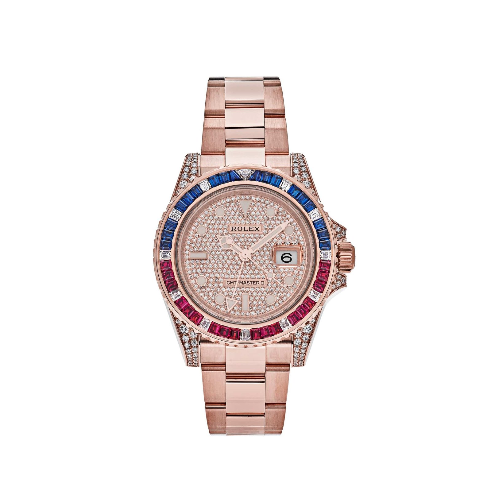 rolex-gmt-master-ii-rose-gold-sapphire-rubies-126755saru-rolex-40270394425588 Rolex GMT-Master II 126755SARU Rose Gold Sapphire and Ruby - Image 1