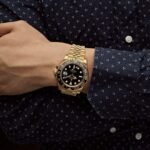 Rolex GMT-Master II 126718GRNR Yellow Gold Black Dial Jubilee (2023) - Image 2