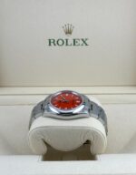 Rolex Oyster Perpetual 36 126000 Stainless Steel Coral Red Dial - Image 4