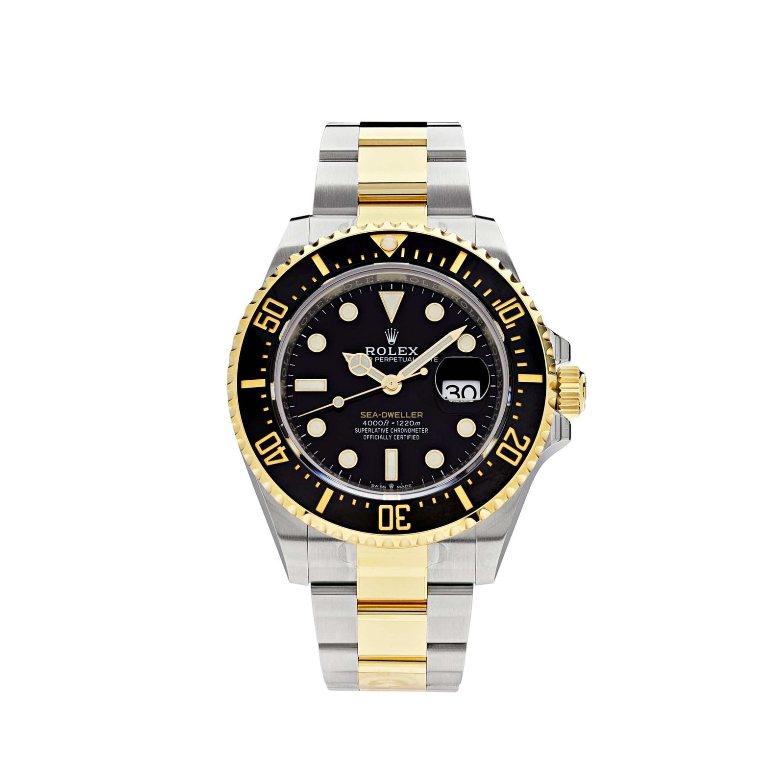 rolex-sea-dweller-43mm-yellow-gold-steel-black-dial-126603-2023-rolex-40270864908532 Rolex Sea-Dweller 126603 Stainless Steel Yellow Gold Black Dial (2025) - Image 1