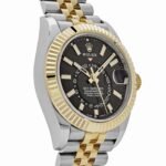 Rolex Sky-Dweller 326933 Stainless Steel Yellow Gold Jubilee Black Dial - Image 4