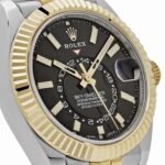 Rolex Sky-Dweller 326933 Stainless Steel Yellow Gold Jubilee Black Dial - Image 5