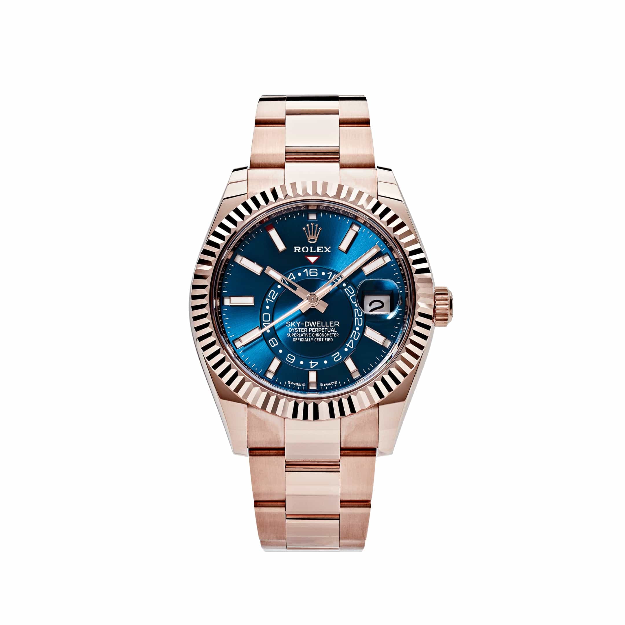 rolex-sky-dweller-rose-gold-blue-dial-336935-rolex-40271077146868 Rolex Sky-Dweller 336935 Rose Gold Blue Dial - Image 1