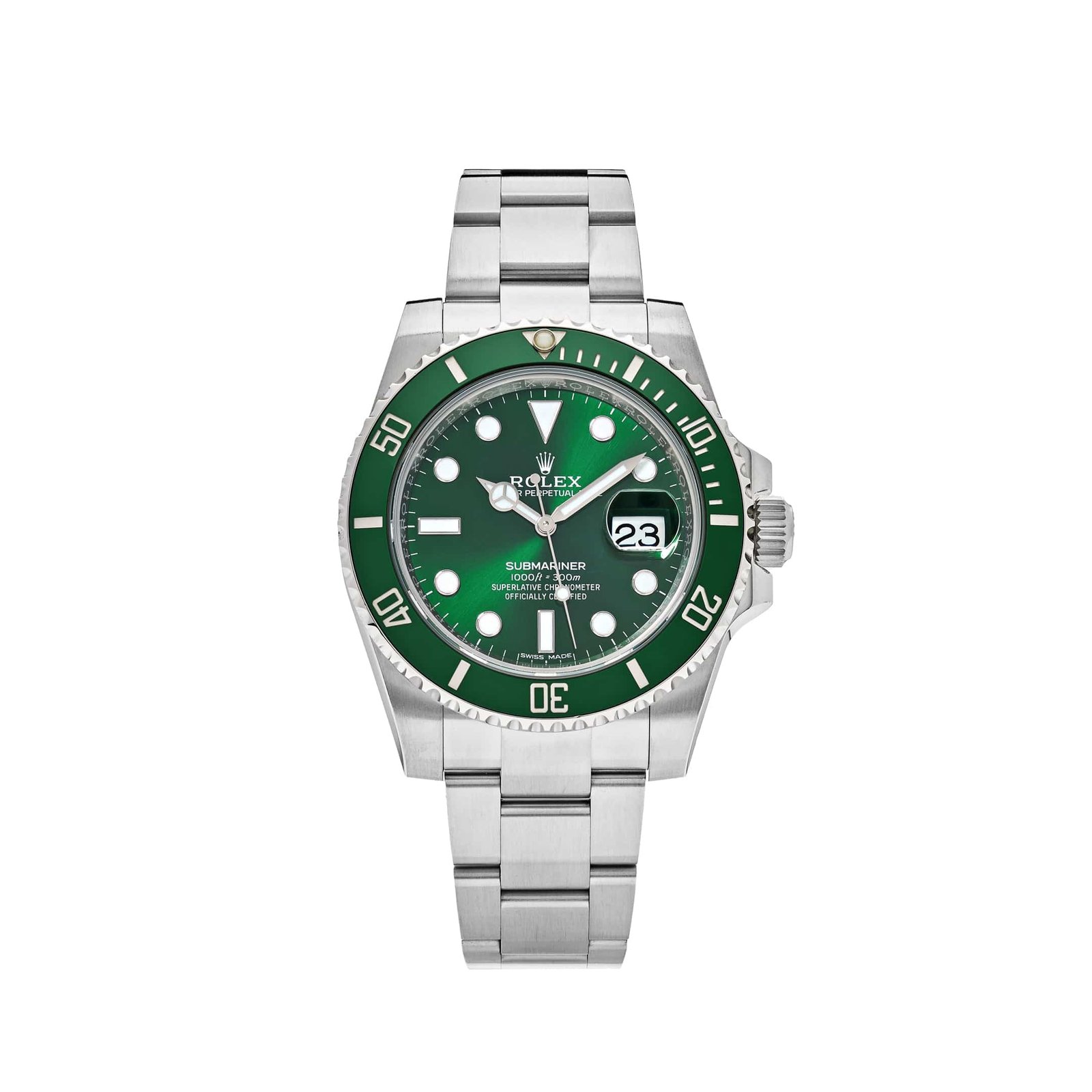 rolex-submariner-date-116610lv-hulk-stainless-steel-green-dial-2016-rolex-40805175591156 Rolex Submariner Date 116610LV ‘Hulk’ Stainless Steel Green Dial - Image 1
