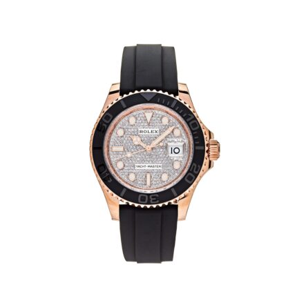 Rolex Yacht-Master 40 126655 Rose Gold Pave Diamond Dial (2023)