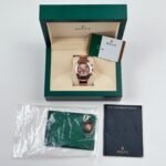 Rolex Daytona 116505 Rose Gold Sundust Diamond Baguette Dial (2015) - Image 12