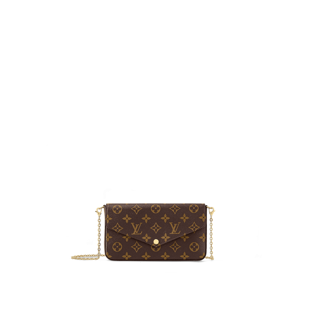 sB8RGIl2-louis-vuitton-felicie-pochette-monogram-canvas-wallets-and-small-leather-goods-M81896_PM2_Front_yyt Louis Vuitton Félicie Pochette M81896 - Image 1