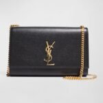 Saint Laurent Kate Medium YSL Crossbody Bag in Grained Leather