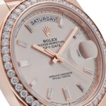 Rolex Day-Date 40 228345RBR Rose Gold Diamond Bezel Sundust Diamond Dial - Image 4