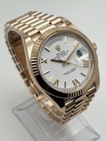 Rolex Day-Date 40 228235 Rose Gold White Roman Dial - Image 4