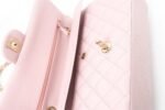 Chanel Medium Classic Double Flap Light Pink Caviar Light Gold Hardware - Image 8