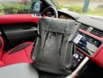 Gucci GG Leather Logo Embossed Backpack - Image 5