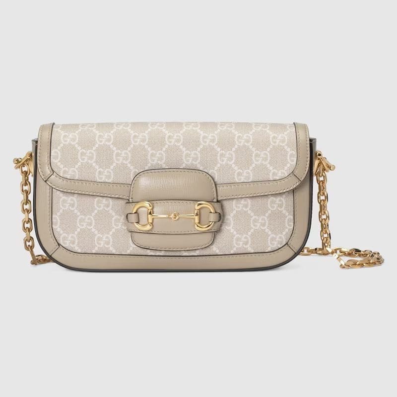 w3uOb977-Gucci-Gucci-Horsebit-1955-shoulder-bag-beige-and-white-Detail-2 GUCCI HORSEBIT 1955 SHOULDER BAG - Image 1