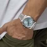 Rolex Day-Date II 218206 Platinum Blue Diamond Dial (2011) - Image 2