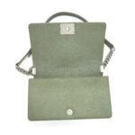 CHANEL MEDIUM BOY BAG CAVIAR LIGHT GREEN - Image 7