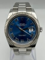 Rolex Datejust 41 126334 Stainless Steel Blue Dial Oyster (2021) - Image 3