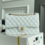 CHANEL Classic Flap Handbag GOLD METAL - Image 2