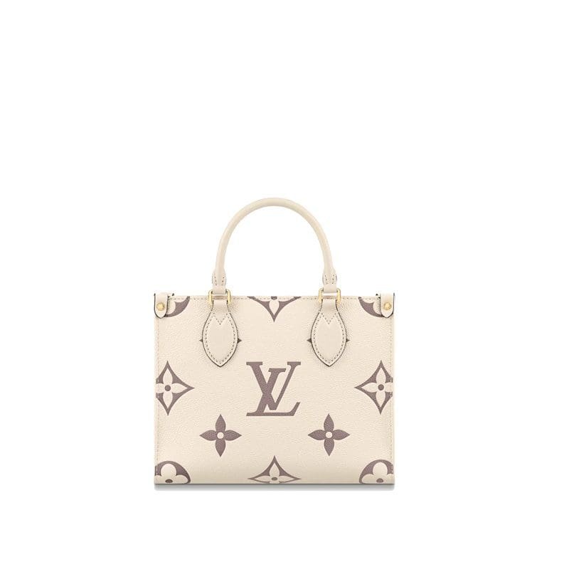 yB24OivT-0cc407ce-a703-485f-a61e-38ae1a8b2f72 Louis Vuitton White Empreinte Onthego PM M45654 - Image 1