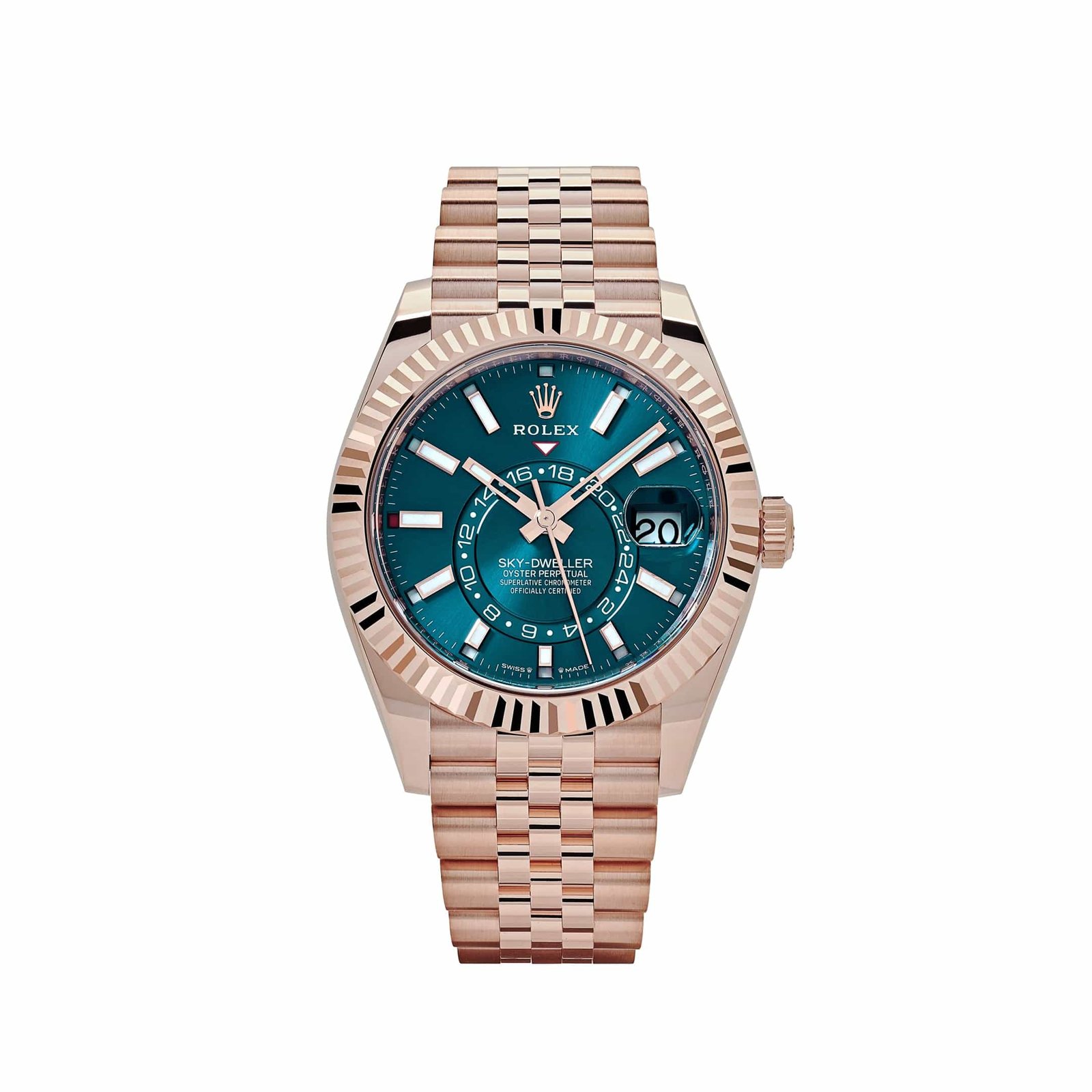 yuvmi01J-rolex-sky-dweller-336935-everose-gold-blue-dial-jubilee-rolex-43627777523956 Rolex Sky-Dweller 336935 Everose Gold Blue Dial Jubilee - Image 1