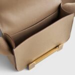 Hermès Geta Bag Chevre Etoupe Gold Hardware - Image 5