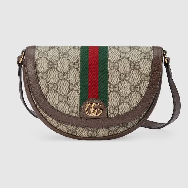 ztpeFoQ7-Gucci-Ophidia-mini-GG-shoulder-bag-beige-and-ebony-supreme GUCCI OPHIDIA MINI GG SHOULDER BAG - Image 1