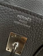 Hermès Birkin 25 Gris Meyer Togo Leather Palladium Hardware - Image 7