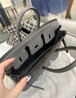 Hermès Birkin 25 Gris Meyer Togo Leather Palladium Hardware - Image 4